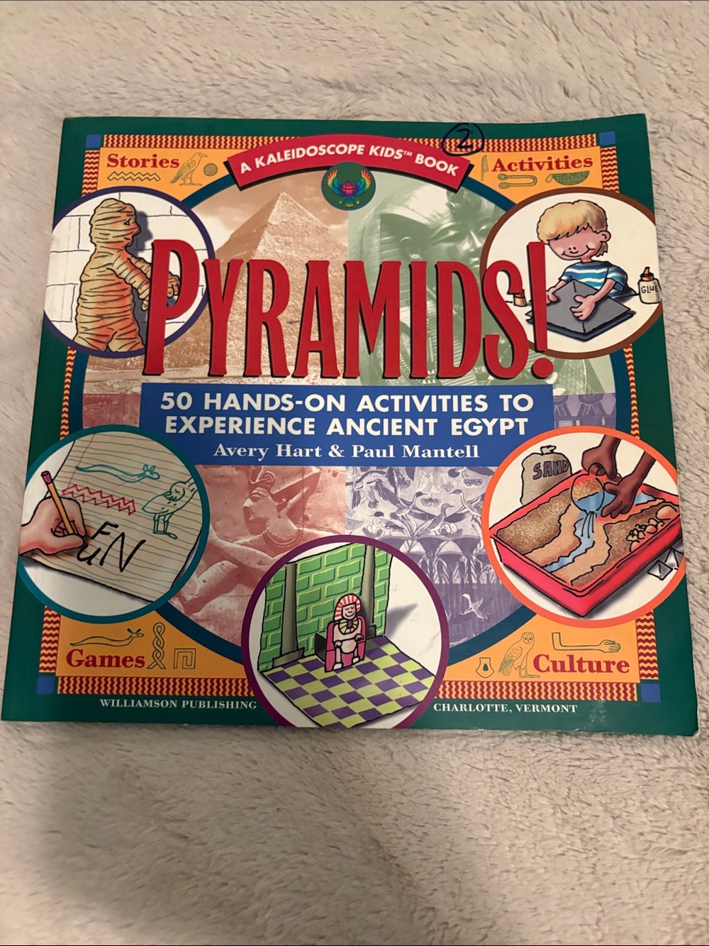 Pyramids! Kids Activity Book - Like new condition